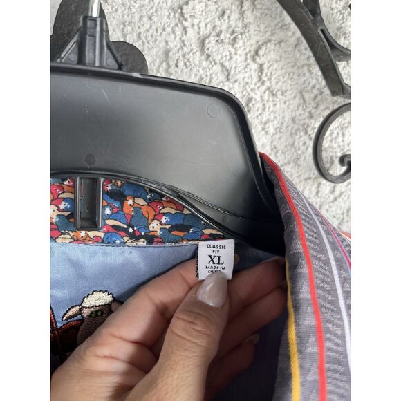 Robert Graham Collard Button Shirt - XL- Multicolored - Picture 5 of 8